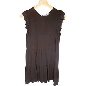 Another Love Ruffle Cap Sleeve Midi Dress